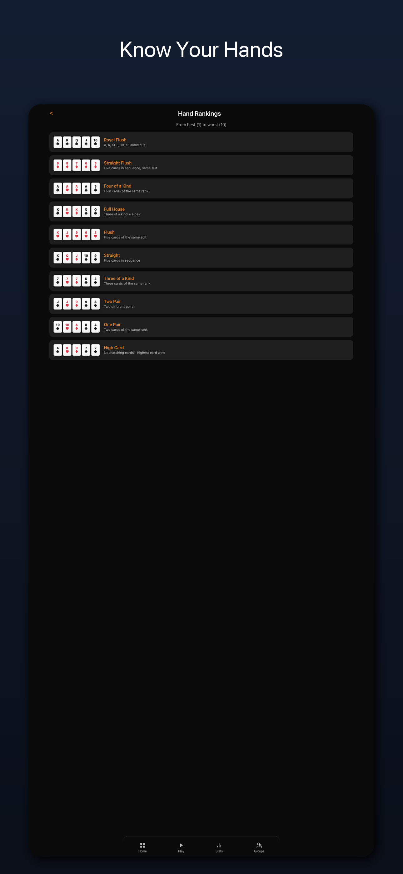 Live Game Tracking